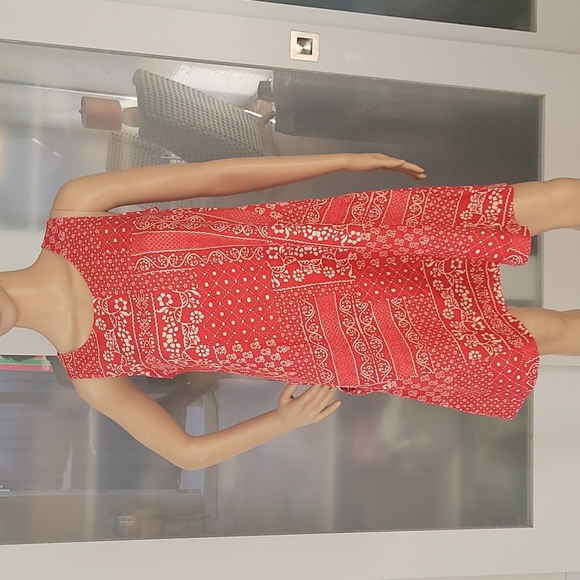 Rachel Zoe A-Line Mia Linen Print Dress w/Pockets-NEW! - Picture 4 of 14